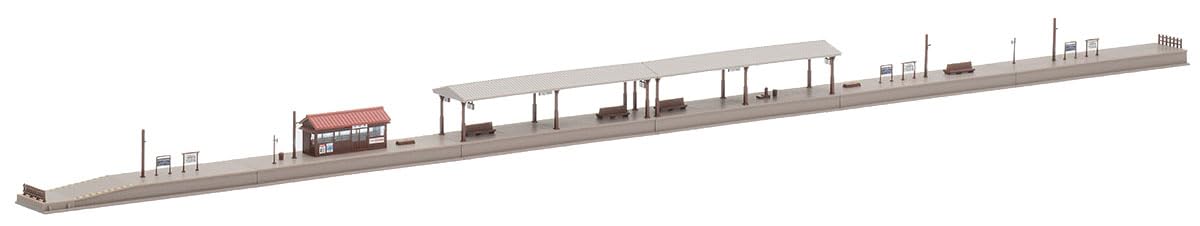 TOMIX N gauge island platform local type diorama supplies set, 4257,