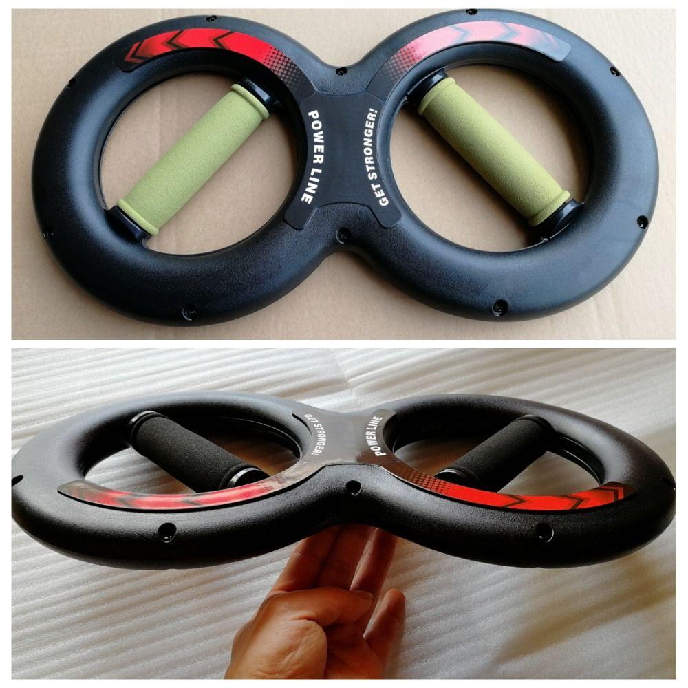 8-shaped Hand Strength Grip Trainer Multifunctional Soft Handle Forearm Strength Trainer 5/10/15/20/30KG Portable Arm Exerciser