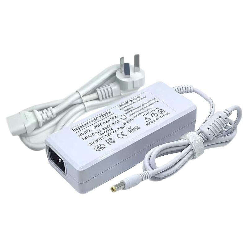 JUYUAN 12V 7.5A DC Power Adapter