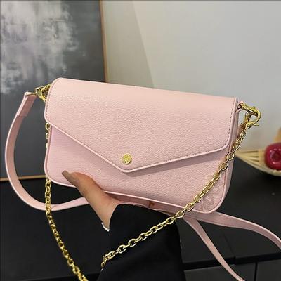 Fashion Bag Women's New Versatile Solid Color Shoulder Messenger Bag
