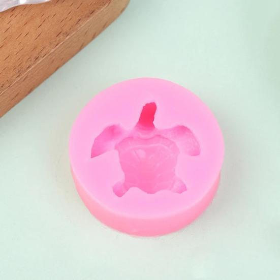 Turtle Shaped Silicone Mold Food for Jello Pudding Grade Heat Resistant Mold Herbal Dessert BPA-Free Easy
