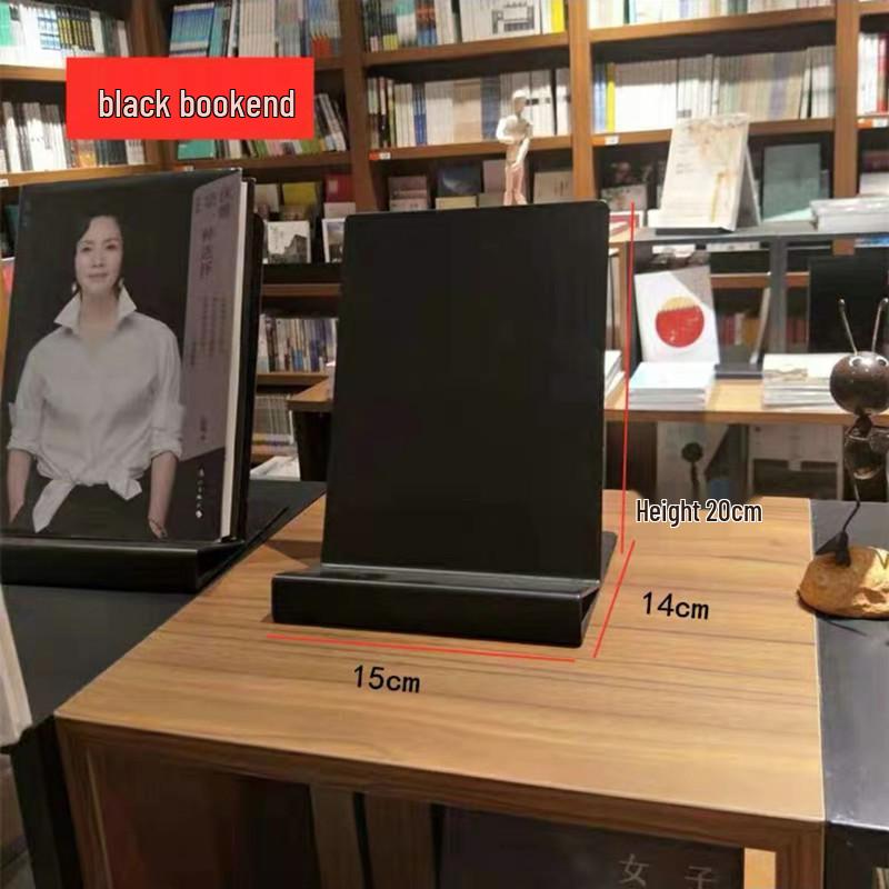 Acrylic Bookends and Stand for Books, Booklets, Records, and Displays