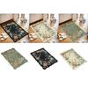 Functional Indoor Rugs 60x90cm, Light with Florals Floor Mats Machine Washable for Easy Maintenance