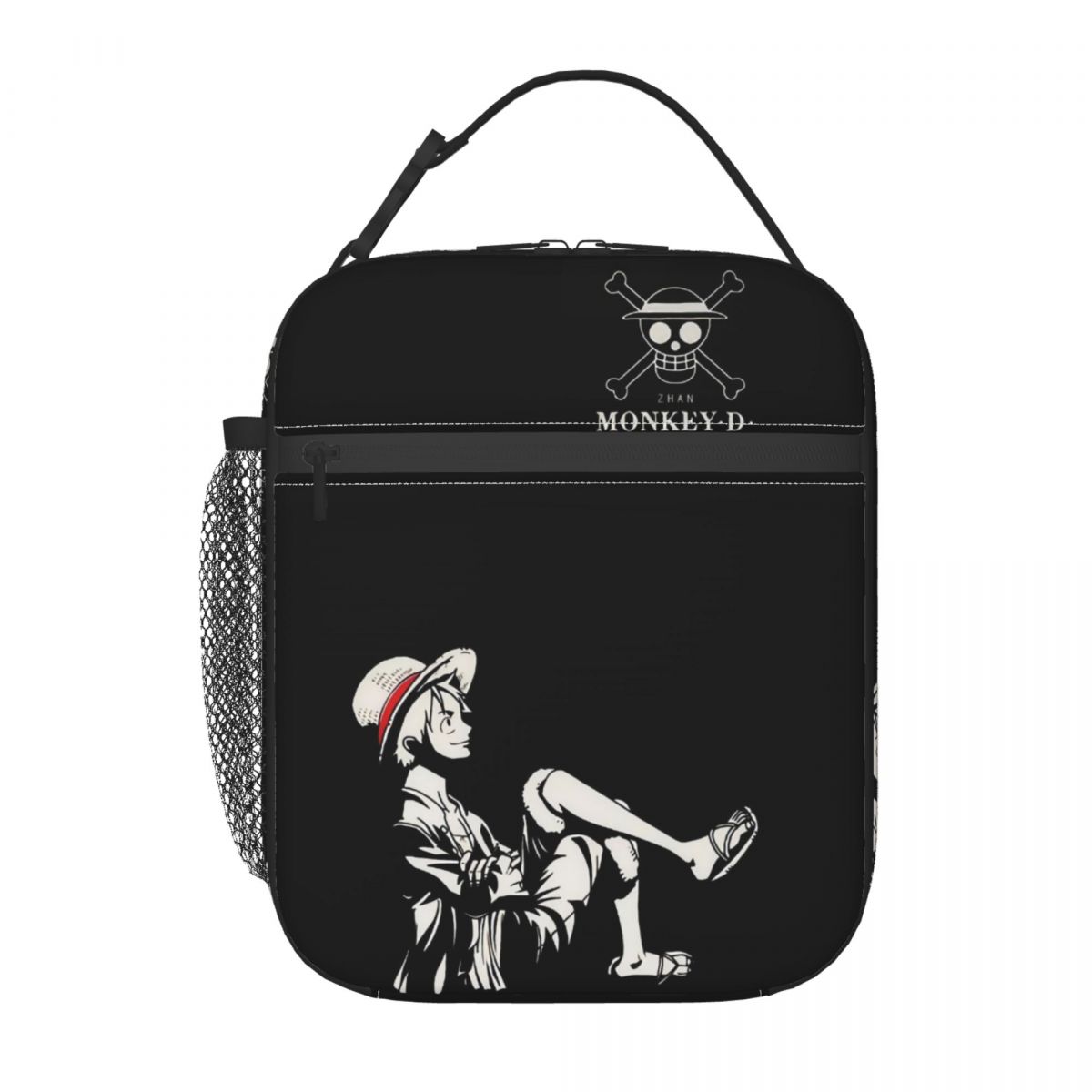 Custom Anime One P-Pieces Insulated Lunch Bags for School Office Food Resuable Cooler Thermal Bento Box Women Men One Size
