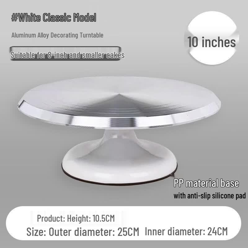Aluminum Alloy Cake Decorating Turntable Set