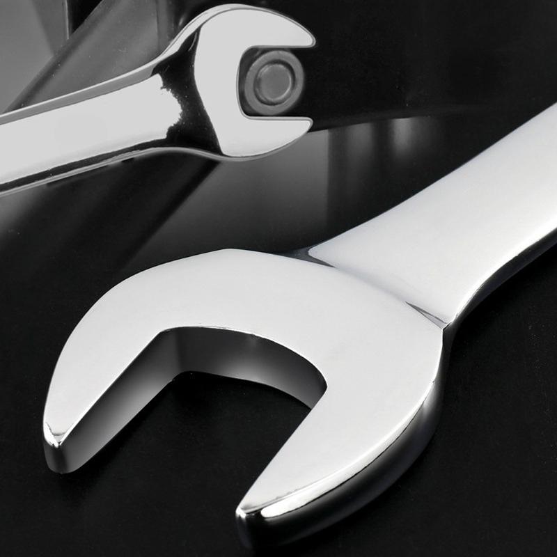 1 stuks Multi-specificatie Vaste Dubbeldoels Dubbelopenende Sleutel Dubbelzijdig Open-eind Sleutel Voertuigreparatie Onderhoudsgereedschap