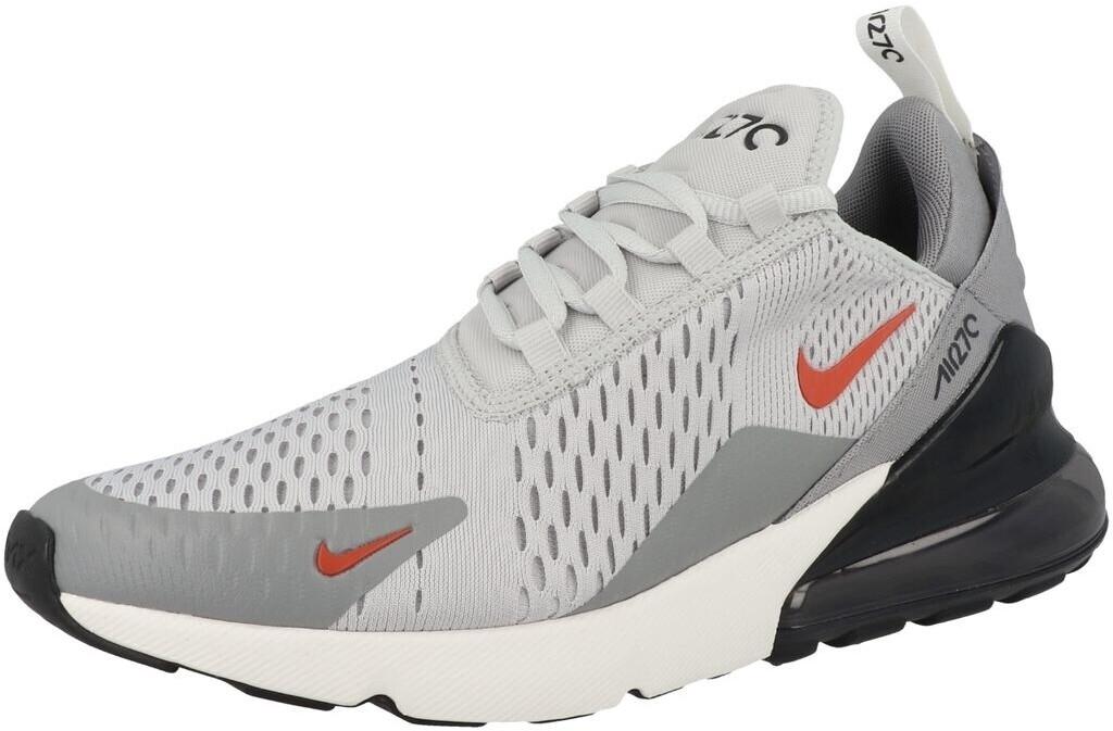 Кроссовки Nike Air Max 270 серый туман/парус/частичный серый/командный оранжевый