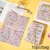 10PCS Multicolor Gift Wrapping Paper 50x35cm Packaging Paper Art Paper  Birthday Gifts Accessories