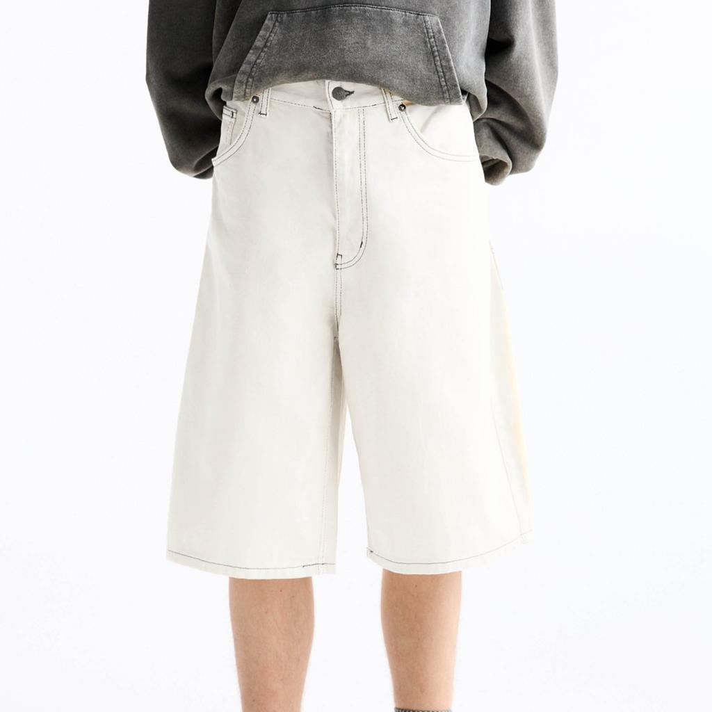 European and American Spring and Summer Versatile Fashion Men's Denim Shorts