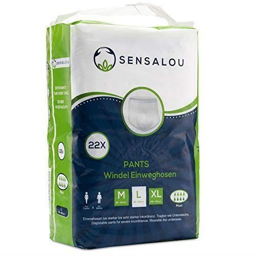 Culotte d'incontinence - SENSALOU - Taille L - 22 pièces - Absorbante - Mixte - Urinaire
