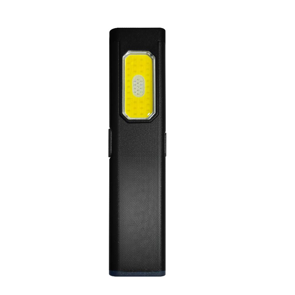 Portable LED Flashlight COB Floodlight and High Beam Aluminum Alloy Pen Clip Work Light Built In Battery with Tail Magnet
