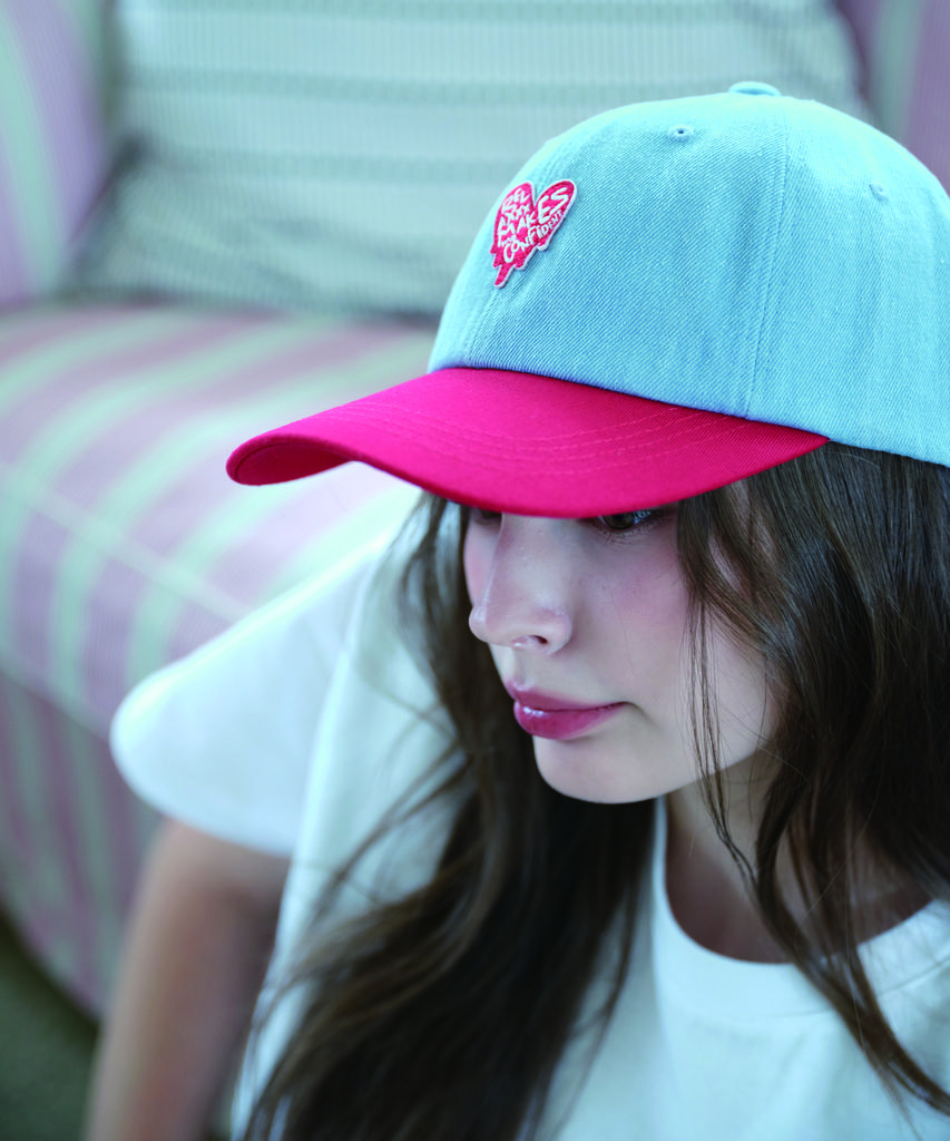 Rlxmc Melting Heart Two-Tone Ball Cap_Light Blue