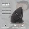 Ergonomic Dual-Mode Bluetooth Silent Gaming Mouse with Luminous Design