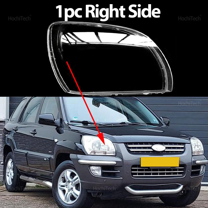 

Для Kia Sportage JE KM 2004 2005 2006 Крышка фары Замена стекла линзы автомобильной фары Передний плафон Автомобильный корпус