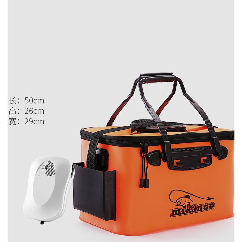 Folding Live Fishing Bucket EVA Thickening Fish Bucket Portable Water Tank Fishing Tackle Live Fish Box