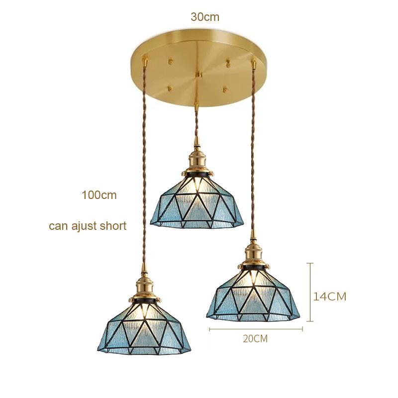 Modern Ceiling Lamp Tiffany Shade Kitchen Aisle Balcony Bedroom Home Art Decor Led Ceiling Lights Pendant Chandelier Living Room