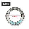 Car Luminous Ignition Switch Ring Circle Key Hole Cover Trim for Cruze Silver