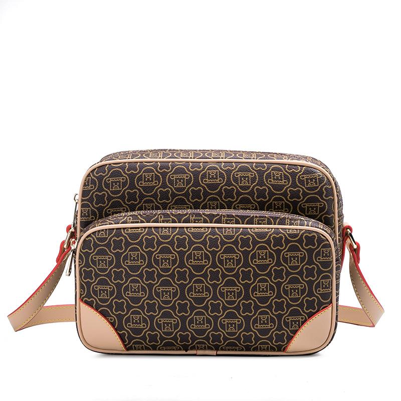 Camera Bag Small Square Bag New Fashion Trend Retro Large Capacity Shoulder Women's Bag Crossbody Bag Men's Bag