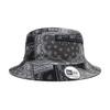 New Era Paisley Print Reversible Fisherman Hat Unisex Hats Black NERHT2836595G
