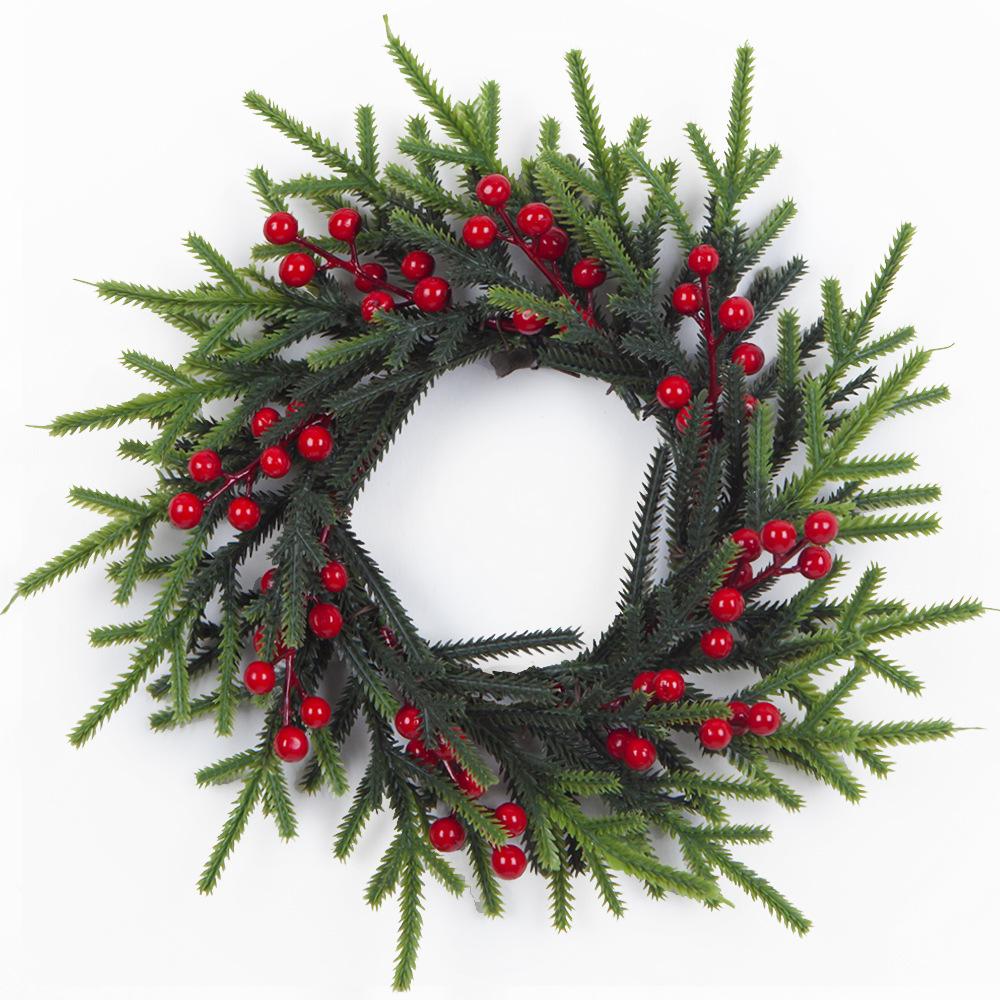 Direct Selling Festive Christmas Decorations Small Wreaths Festive Decorations Candlestick Wreaths