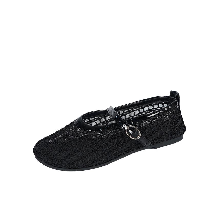 Mesh Women Weave Flats Shoes Designer Sexy Sandals 2025 Summer Casual Walking Sneaker Classical New Trends Zapatillas De Mujer