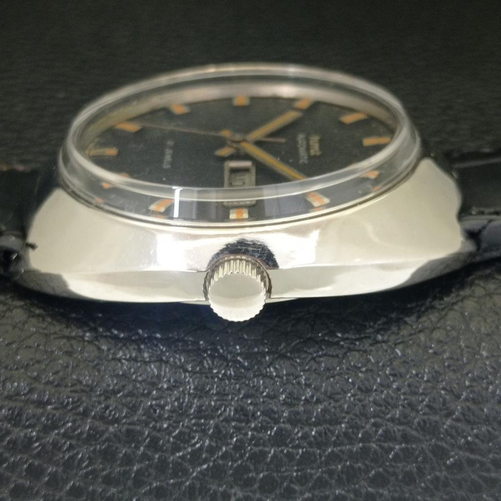 VINTAGE HMT AUTOMATIC 6501 INDIAN MENS ORIGINAL DIAL WATCH a703285-1 R213a-a703285