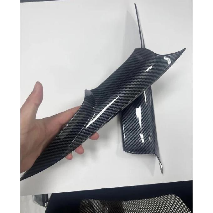 Bilens Innerdörrhandtag För BMW F01 7-serie 730 750 2008-2015 Fram Bak Vänster Höger Kolfiber Innerdörrpanel Handtag
