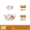 Transparent Glass Salad and Noodle Bowl 2-Piece Set