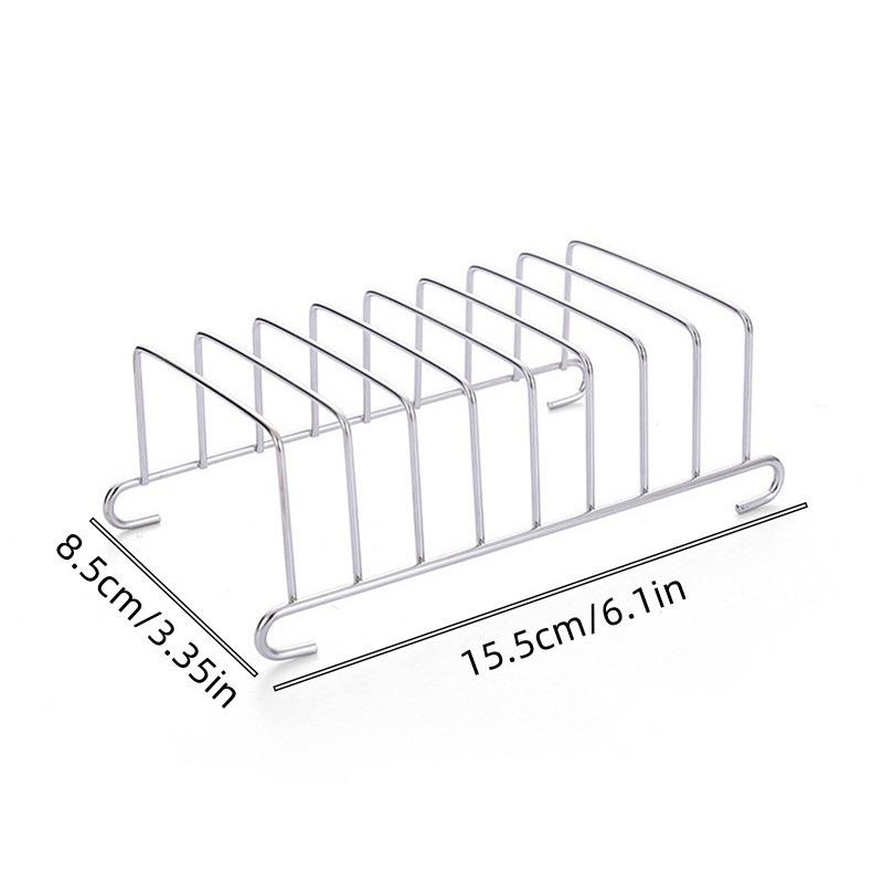 

1pc Bread Rack Air Fryer Accessory Household Toast Slicing Holder Baking Mold Kitchen Cooking Tool