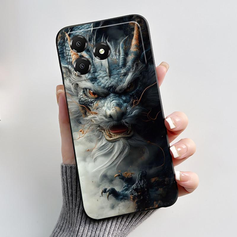 Phone Casing For ZTE Blade A36 Case Z2472 Aesthetic Luxury Cute Cool Boys Girls Black Matte Soft Silicone Protective Back Cover