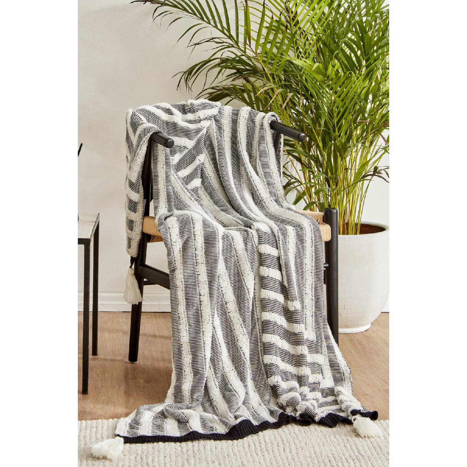 

Fois Трикотажное одеяло под телевизор 130x170 см, серое