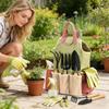 Complete 9 In 1 Garden Kit With Ergonomic Handles And Waterproof Fabric Pouch