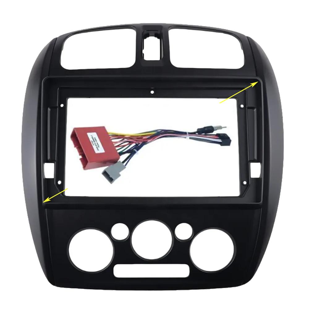 

9-дюймовий адаптер передньої панелі автомобільної рами Android Radio Audio Dash Fitting Panel Kit for Mazda 323 Ford Laser Haima Freema 2002-2008 MC