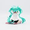 11cm anime hatsune miku figura orelha de gato manga longa roupas ver modelo brinquedo presente coleção figura ação pvc