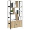 Bookshelf Sonoma Oak 80 x 30 x 155.5 cm Particleboard