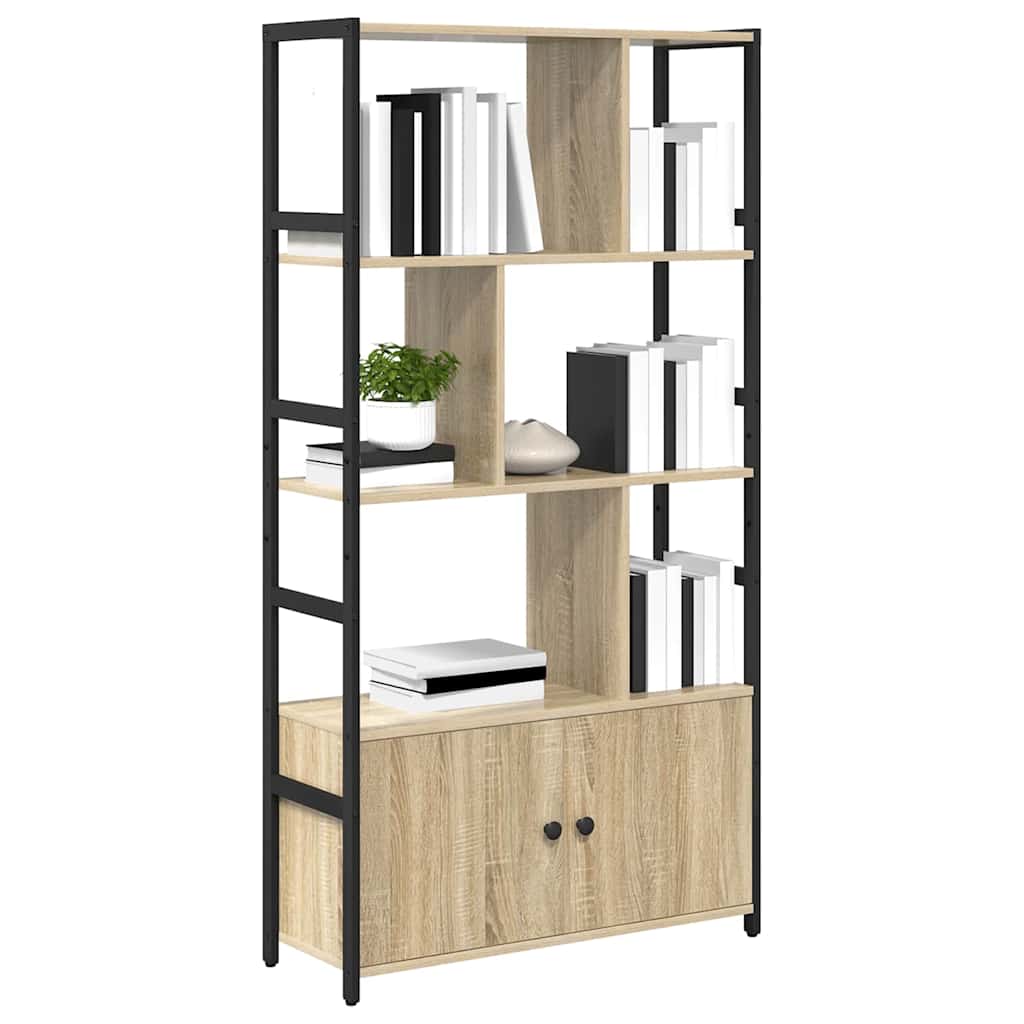 Bookshelf Sonoma Oak 80 x 30 x 155.5 cm Particleboard