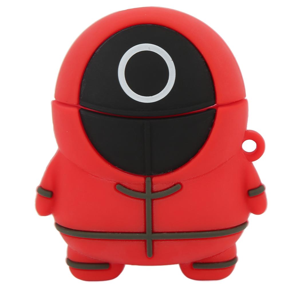 Headphone Case Cover Silicone Protective Storage Box with Keychain for IOS Wireless Earbuds