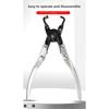 Car Fuel Hose Clamp Pliers Alloy Auto Repair Tool With Spring Release 0-24mm Automotive Tools Professional Clamping Pliers
