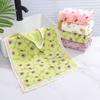 4pcs Lace-trimmed Towel Coral Fleece Soft Thickened Absorbent Family Couple Face Towel Face Towel