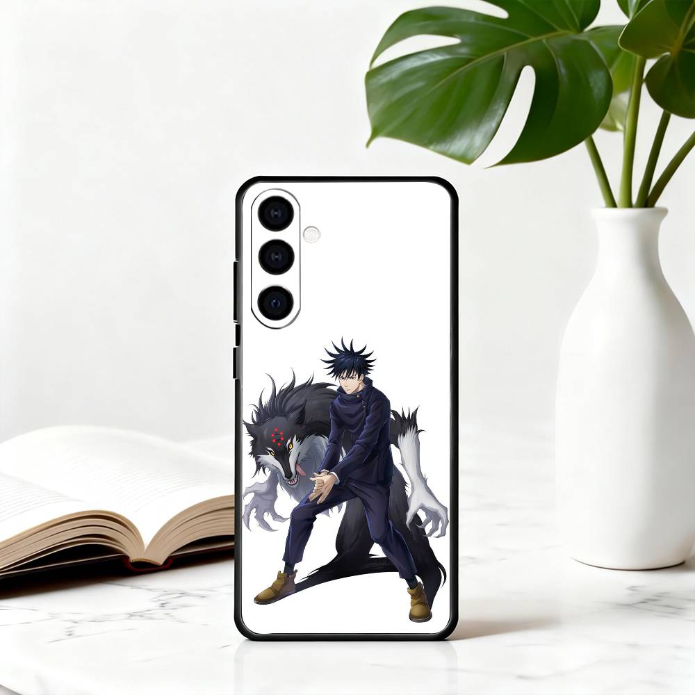 

Jujut-su Megumi F-Fushiguro K-Kaisen Phone Case For Samsung Galaxy A73,A72,A71,A70,A53,A52,A51,Others Soft Black Cover Samsung a73 5g