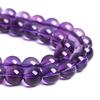Violet Quartz Onyx Stone Beads 15"Strand Smooth Loose Spacer Beads 4/6/8/10/12mm for Jewelry Making DIY Bracelets Accessories