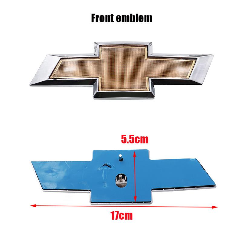 

1pcs ABS Car Front logo grill Rear Bumper tail door trunk sticker Emblem sticker styling Accessories For Chevrolet 09-14 Cruze For 09-14 Cruze