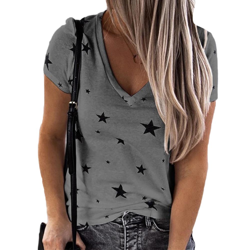 NO.F1 Casual Deep V Neck Short Sleeve 