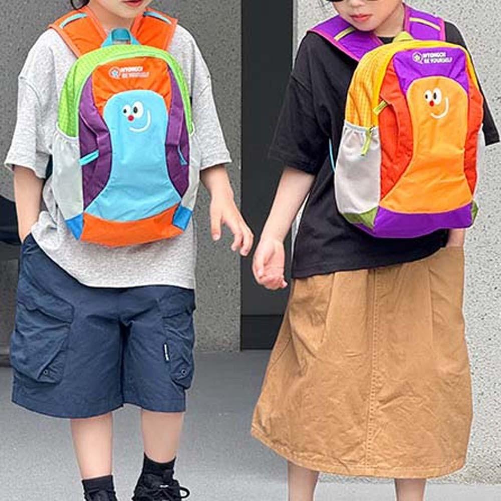 Lightweight Kids Backpack Ergonomic Kindergarten Book Bag Colorblock Daypack Women / Men