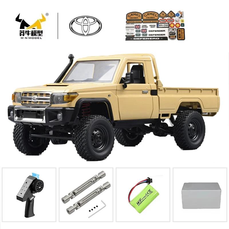 RE02The New MN MN82s MN82 Genuine Toyota LC79 Pickup Remote Control Mode Four-wheel Drive Off-road Mountain Bike Toy Christmas Gift