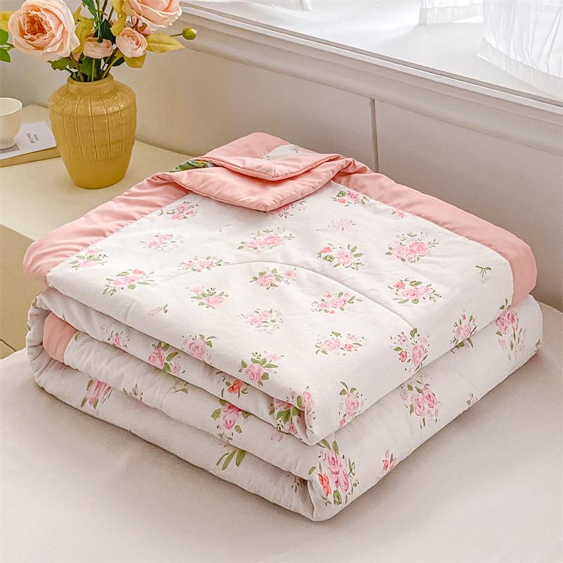 A-class Mother Baby Grade Soft and Sticky Cloud Cotton Summer Quilt, Air Conditioning Single Double Cool Quilt