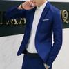 Fashionable Men's Business Casual Slim Fit Blazer Jacket European and American Style