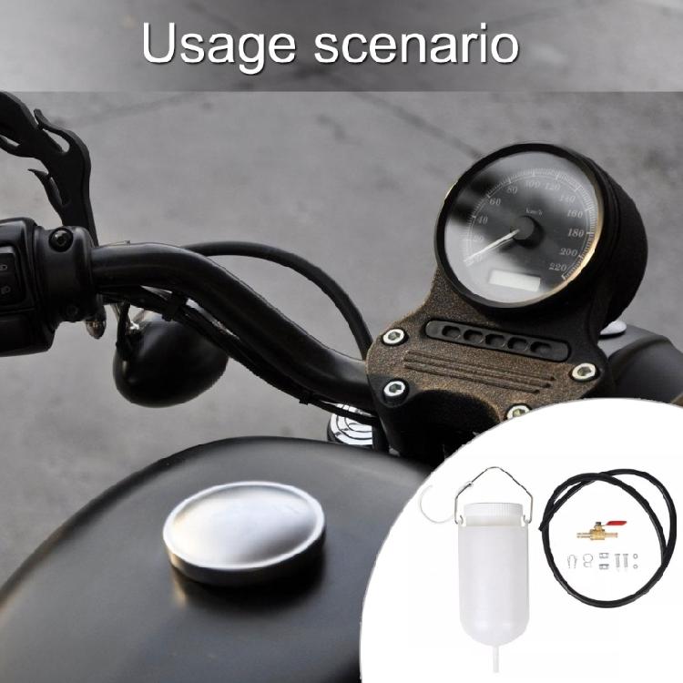 Professional 1000ml Fuel Tanks Portable 1L Fuels tanks with Large Fill Caps for Motorcycle Engine Testing & Calibration