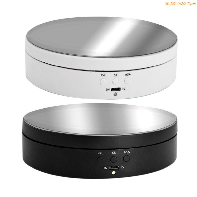 K1AE Electric Display Turntable 360 Degree Motorized Turntable Adjustable Rotating Display Stand for Photography Products