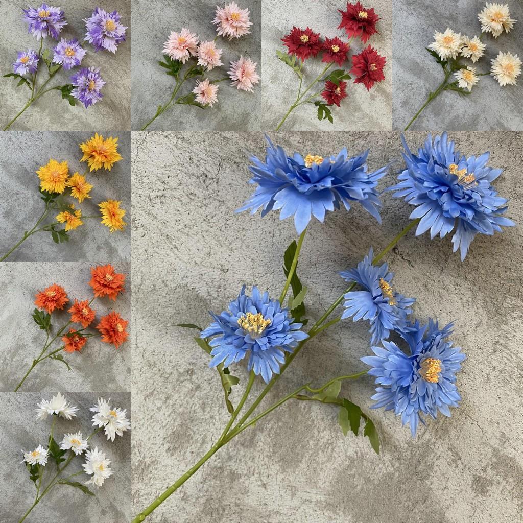 Flower Artificial Bouquet With 5 Prong Fabric Home Wedding And Decoration Hotel